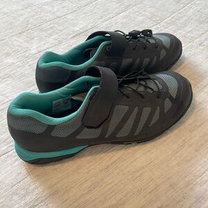 Shimano Black and Teal Cycling Shoes